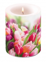 Dekorkerze - Glorious Tulips