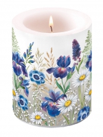 Dekorkerze - Mixed Meadow Flowers