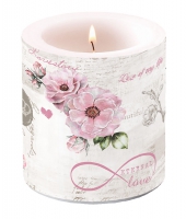 Dekorkerze klein - Eternal Love