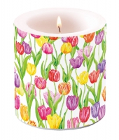 Dekorkerze klein - Magic Tulips