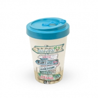 Bamboo mug To-Go - Road Signs