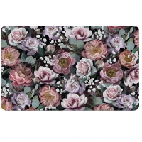 Breakfast Tray - Vintage Flowers Black