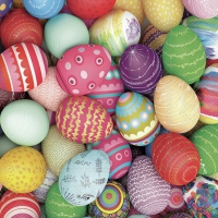 Servietten 25x25 cm - Colourful Eggs