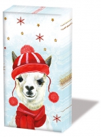 Taschentücher - Winter Lama