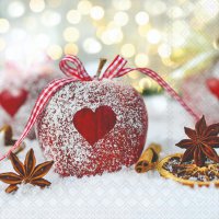 Servietten 25x25 cm - Heart On Apple Servietten 25x25 cm - Heart On Apple