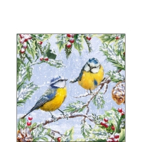 Servietten 25x25 cm - Chirping Birds Servietten 25x25 cm - Chirping Birds