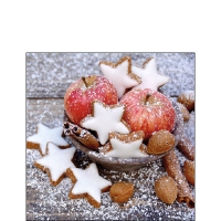 Servietten 25x25 cm - Apples & Cookies