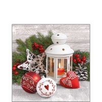 Servietten 25x25 cm - White Lantern Servietten 25x25 cm - White Lantern
