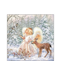 Servietten 25x25 cm - Winter Angel Servietten 25x25 cm - Winter Angel