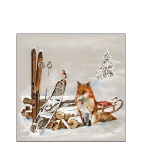 Servietten 25x25 cm - Fox And Bird