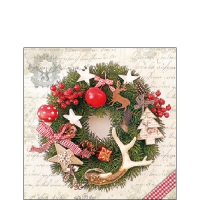 Servietten 25x25 cm - Forest Wreath Servietten 25x25 cm - Forest Wreath