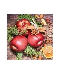 Servietten 25x25 cm - Winter Apples Servietten 25x25 cm - Winter Apples