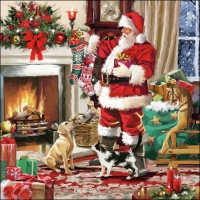 Servietten 25x25 cm - Santa Interior