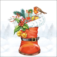 Servietten 33x33 cm - Christmas Boot Servietten 33x33 cm - Christmas Boot