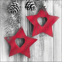 Servietten 33x33 cm - Hanging Stars