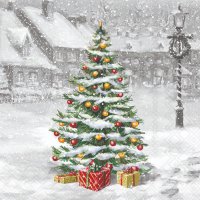 Servietten 33x33 cm - Tree On Square Servietten 33x33 cm - Tree On Square