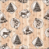 Servietten 33x33 cm - Cottage Christmas Servietten 33x33 cm - Cottage Christmas