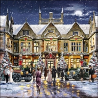 Servietten 33x33 cm - X-Mas Dinner Party
