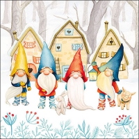 Servietten 33x33 cm - Gnomes Servietten 33x33 cm - Gnomes