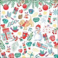 Servietten 33x33 cm - Winter Fun Servietten 33x33 cm - Winter Fun