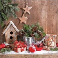 Servietten 33x33 cm - X-Mas Scene