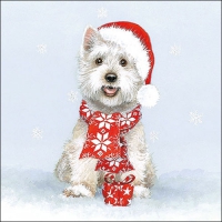 Servietten 33x33 cm - Westie Servietten 33x33 cm - Westie