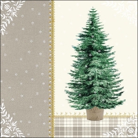 Servietten 33x33 cm - Little Tree Cream
