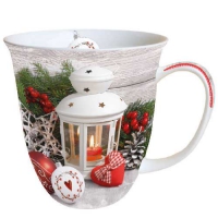 Porzellan-Tasse -  0.4 L White Lantern