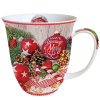 Porzellan-Tasse -  0.4 L Merry Little Christmas