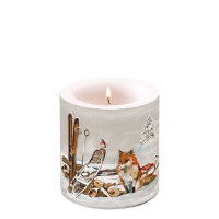 Dekorkerze klein - Fox And Bird