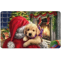 Breakfast Tray - Puppy At Fire