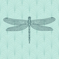 Servietten 25x25 cm - Libella, mint 