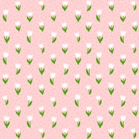 Servietten 25x25 cm - Minitulips rosa