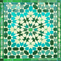 Servietten 33x33 cm - Oriental türkis