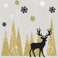 Servietten 33x33 cm - Oh Deer