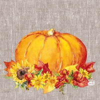 Servietten 33x33 cm - Autumn Pumpkin