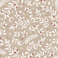 Servietten 33x33 cm - X-Mas Berries