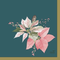 Servietten 24x24 cm - Gold Christmas 