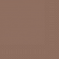 Zelltuch Servietten 33x33 cm - chestnut