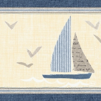 Zelltuch Servietten 33x33 cm - Seaway