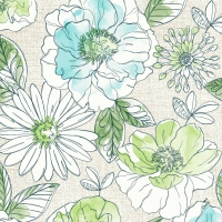 Dunisoft Servietten 40x40 cm - Jardin