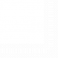 Zelltuch Servietten 33x33 cm - weiß