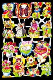 Glanzbilder - Blumen 50er Jahre Glanzbilder - Blumen 50er Jahre