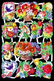 Glanzbilder - Blumen 50er Jahre Glanzbilder - Blumen 50er Jahre