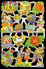 Glanzbilder - Blumen 50er Jahre Glanzbilder - Blumen 50er Jahre