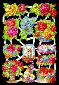 Glanzbilder - Blumen 50er Jahre Glanzbilder - Blumen 50er Jahre