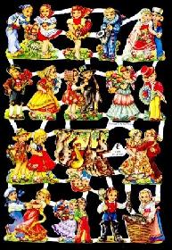 Glanzbilder - kleine Kinder 50er Jahre Glanzbilder - kleine Kinder 50er Jahre