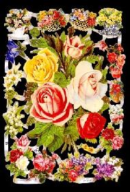 Glanzbilder - Rosenstrauß Glanzbilder - Rosenstrauß