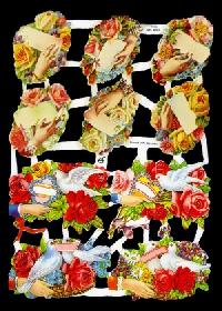 Glanzbilder - Blumenhände Glanzbilder - Blumenhände