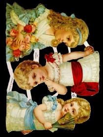 Glanzbilder - 3 Kinder Glanzbilder - 3 Kinder